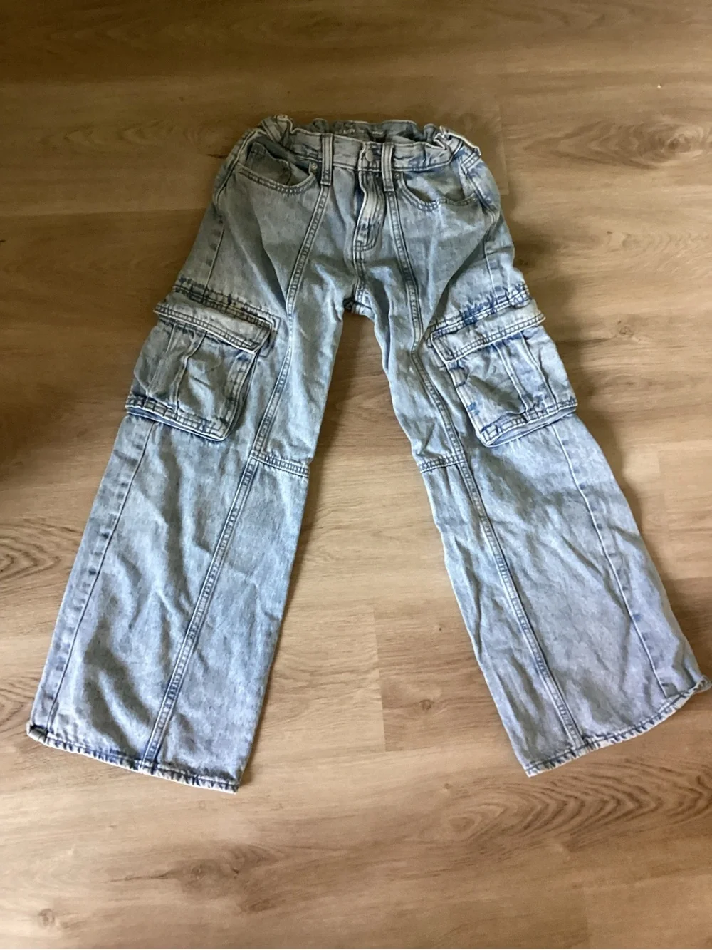 Old Navy Kids Cargo Jeans in Light Blue, Medium Blue & Black